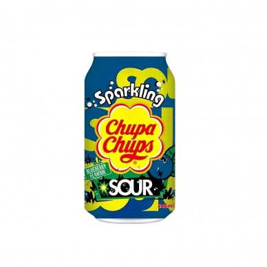 Gaivusis gėrimas CHUPA CHUPS SOUR Blueberry 345ml