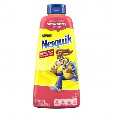 Sirupas NESQUIK Strawberry Syrup 623,6g